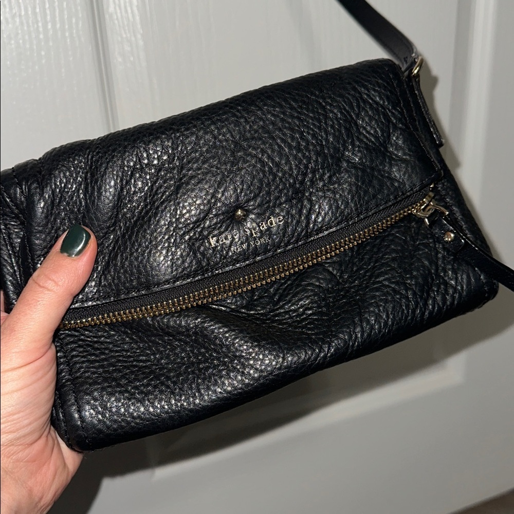 Kate Spade Textured Black Crossbody Bag - Picture 3 of 15